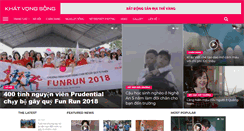 Desktop Screenshot of khatvongsong.vn