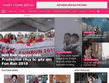 Tablet Screenshot of khatvongsong.vn